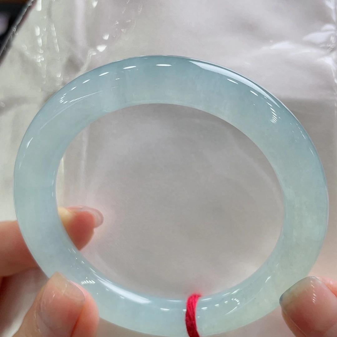 翡翠手镯未镶嵌54.5圆条