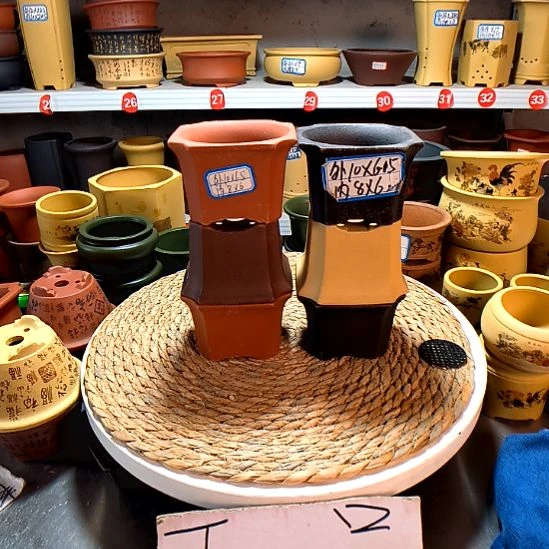 宜兴紫砂花盆2646