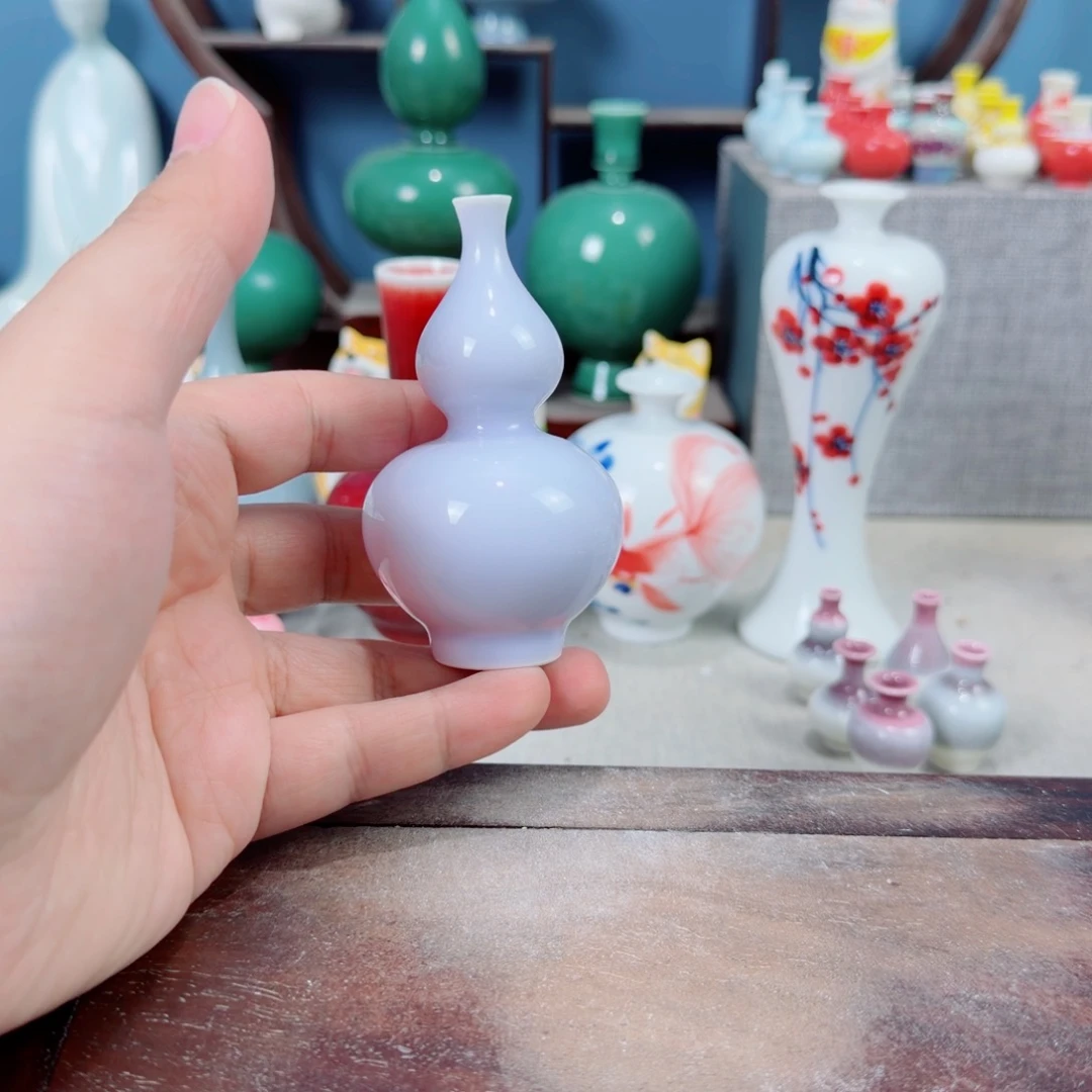陶瓷手工小花器摆件