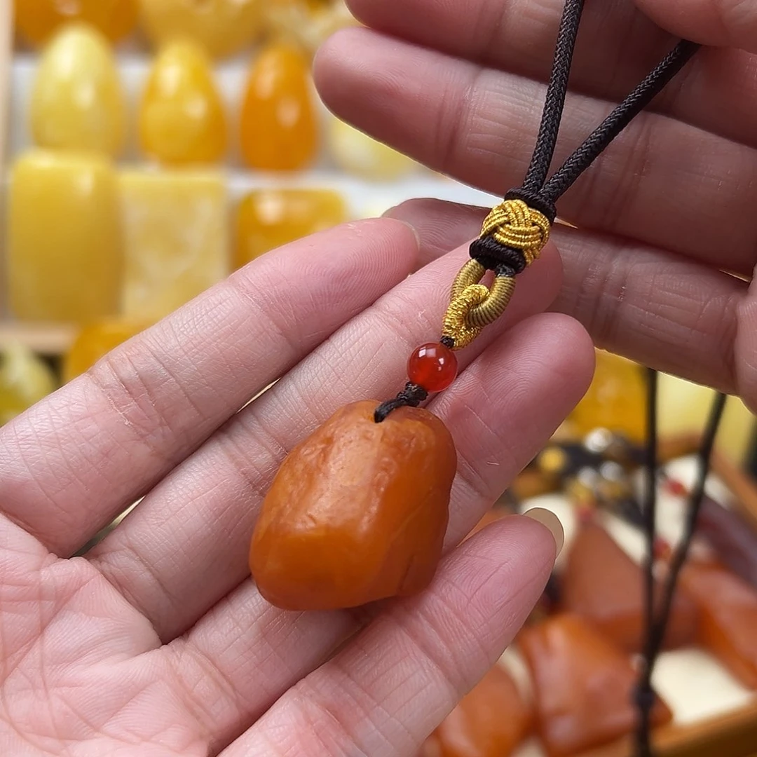 蜜蜡颈饰未镶嵌蜜蜡