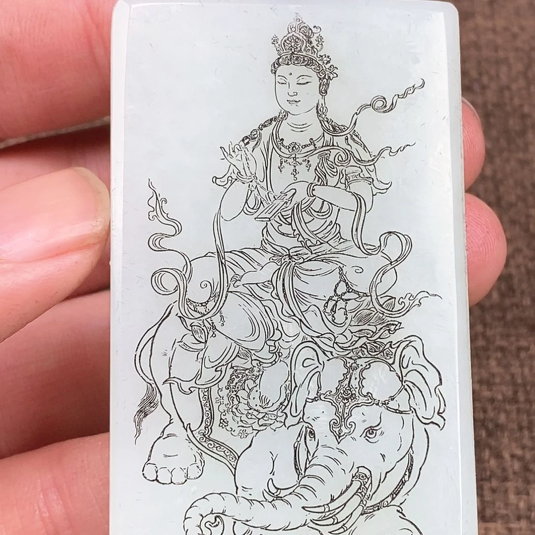 和田玉挂件未镶嵌