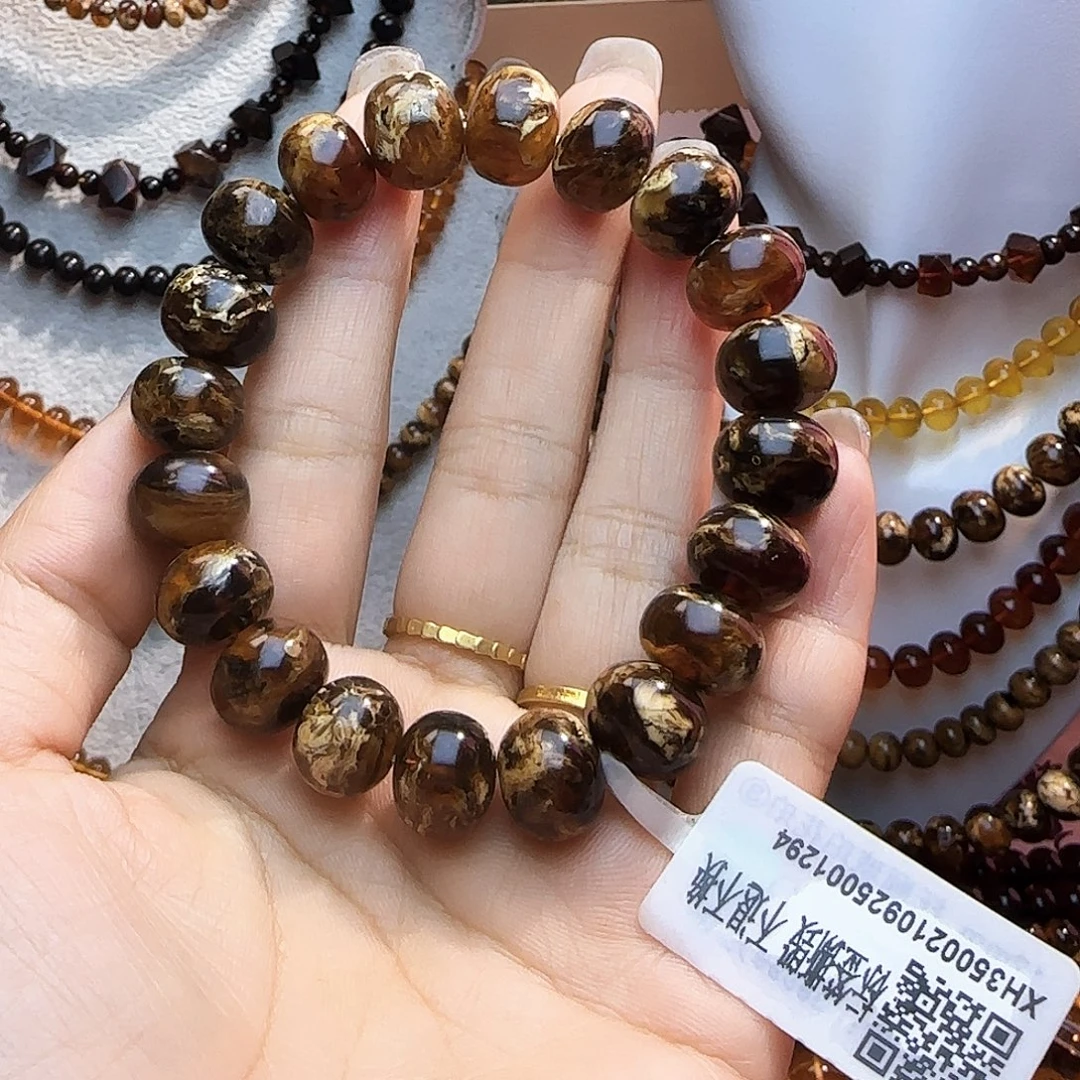 裸石琥珀未镶嵌12+单圈