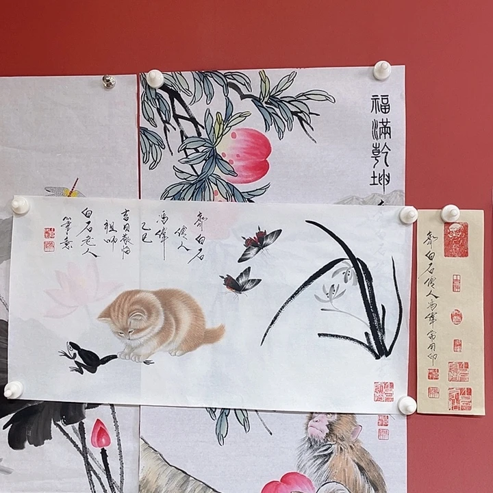 国画冯老师手绘作品