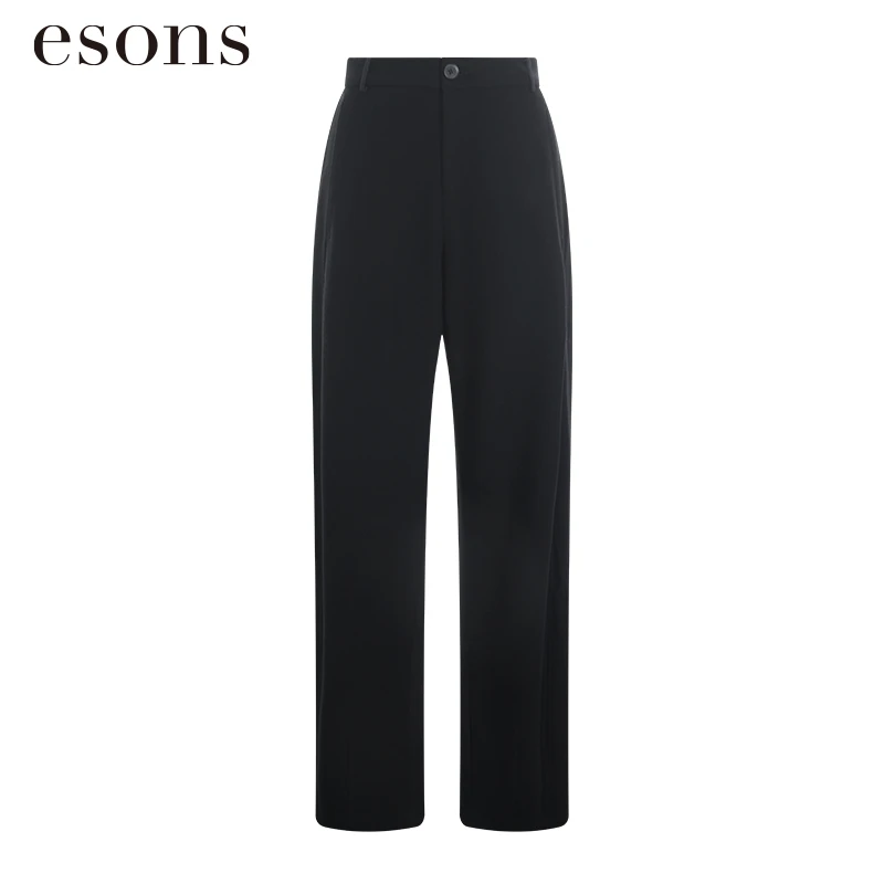 esons/爱城市【商场同款】秋季高腰慵懒百搭宽松阔腿长裤36653730