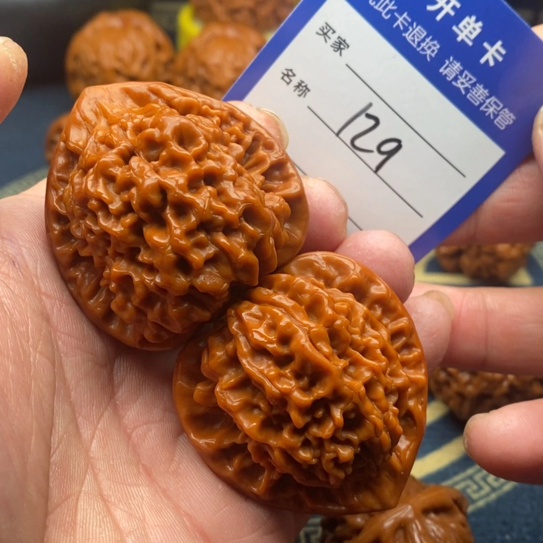 文玩核桃把件?*仔官帽45