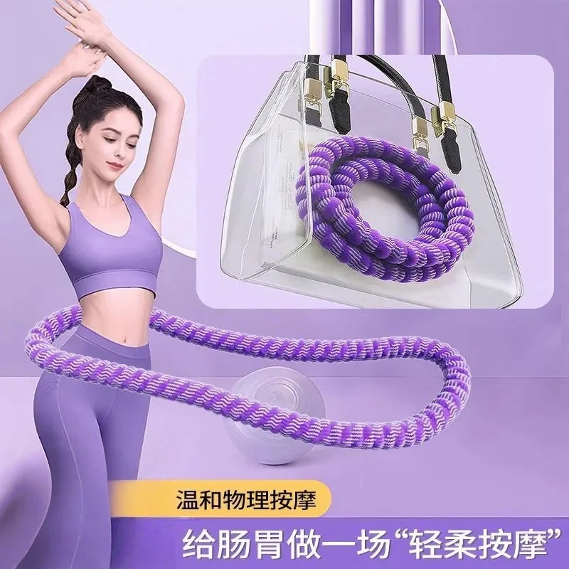 2025新软体弹簧呼啦圈不伤腰健身收腹加重女辅助专用神器成人燃脂