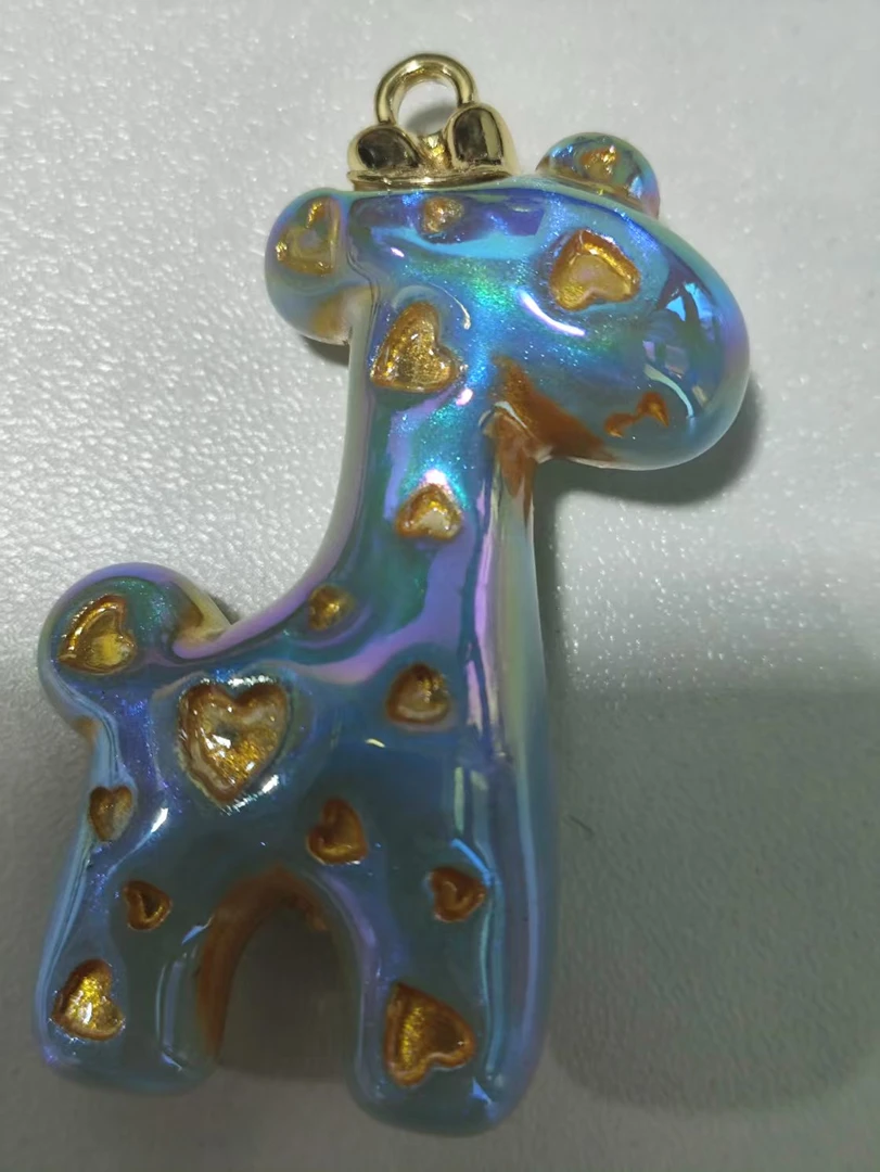 【海蒂加】金玉玲珑鹿头手工DIY配件