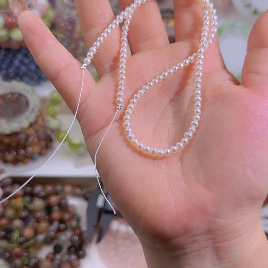 海水珍珠银S925镶嵌颈饰