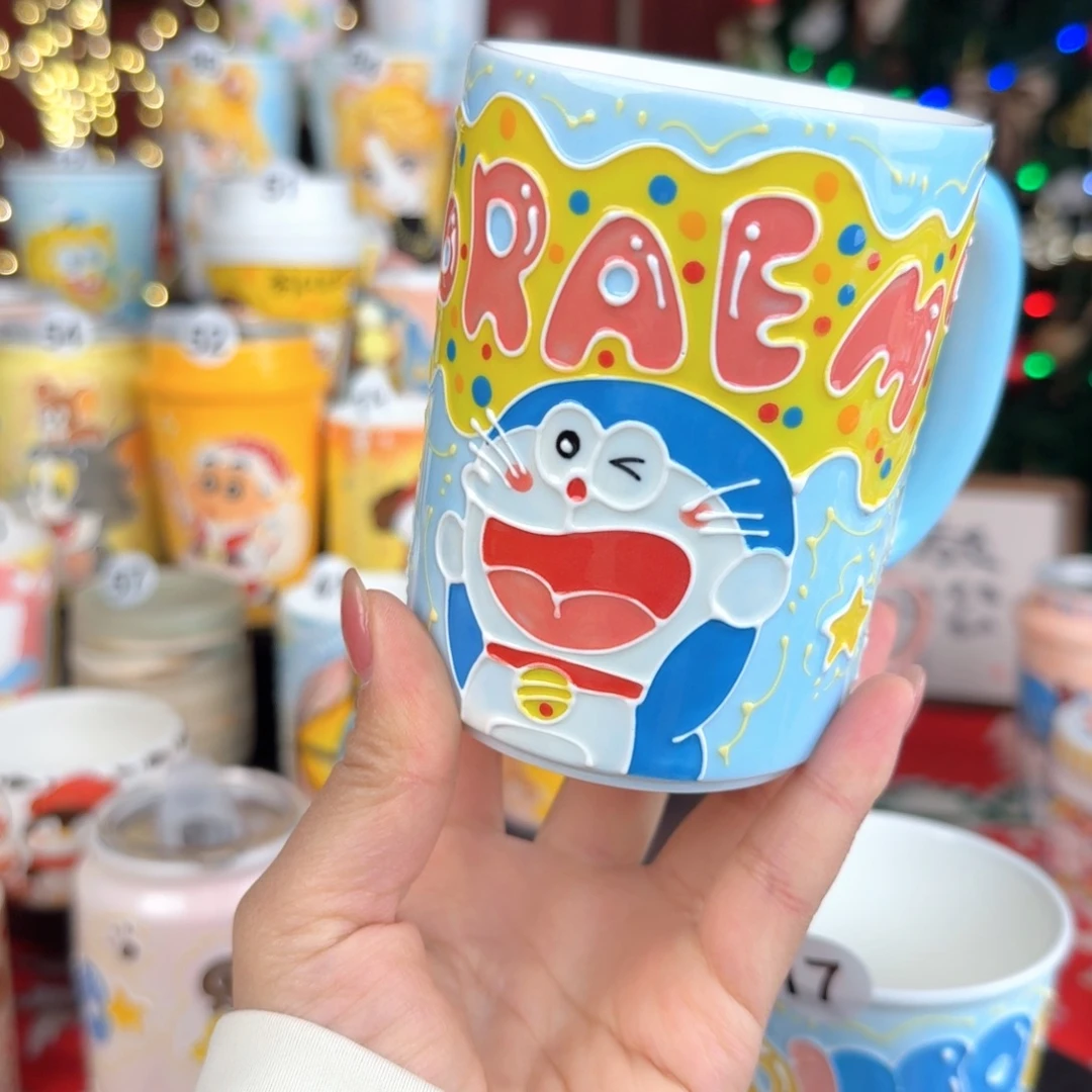 大****陶景德镇手绘高温釉下彩玉泥