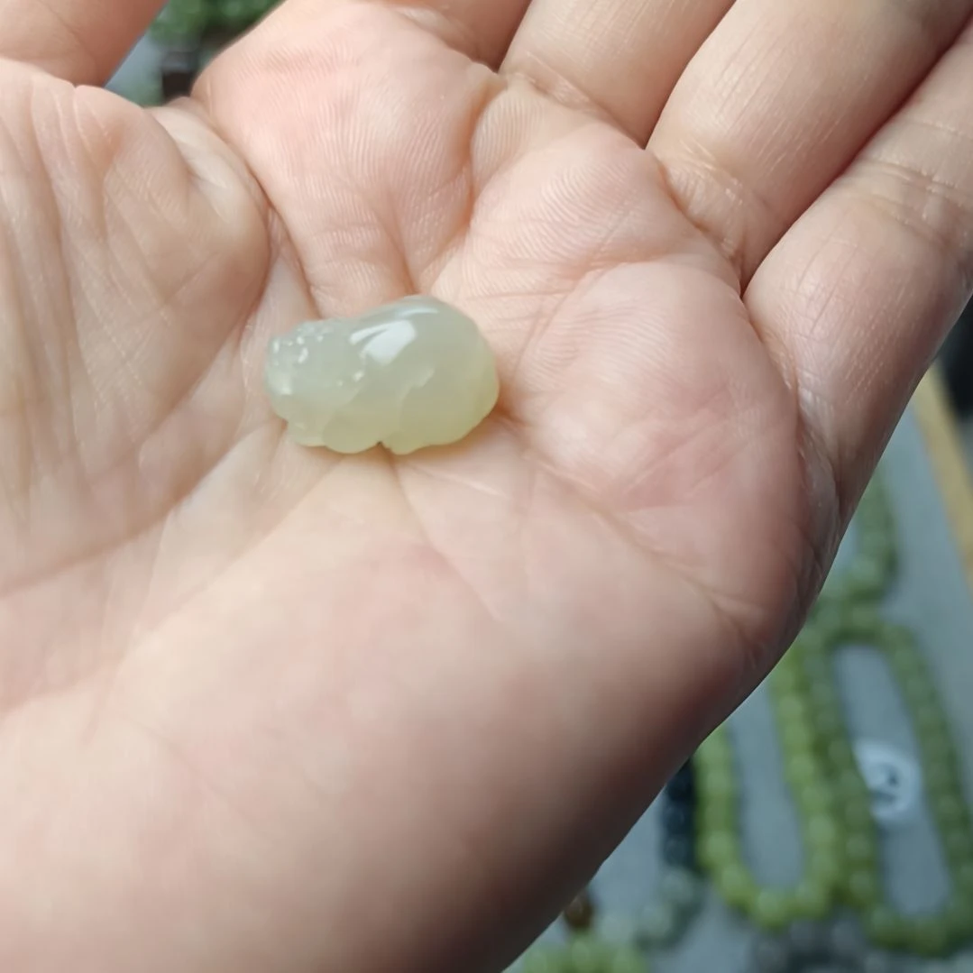 手链未镶嵌和田玉（糖玉）