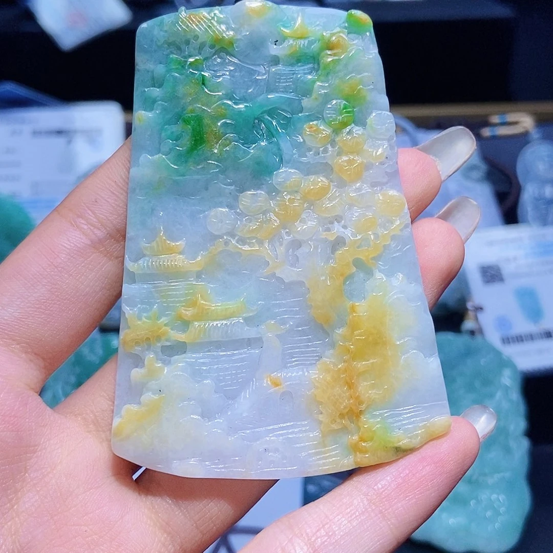 颈饰未镶嵌翡翠翡翠
