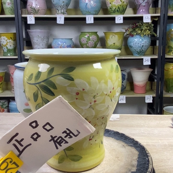 景德镇高温陶瓷花盆