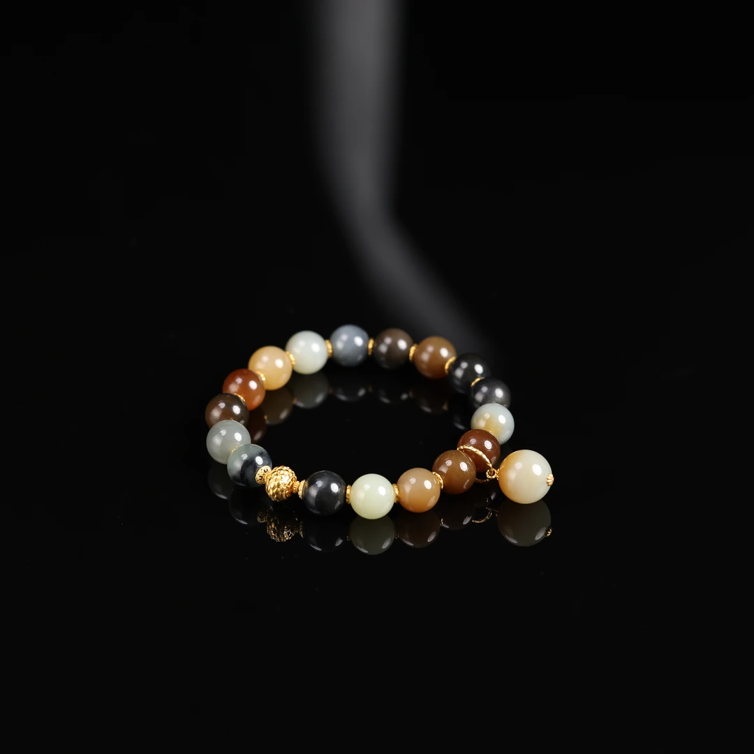 本真 | “梳云”严选精品和田玉高色楼兰9mm+手串