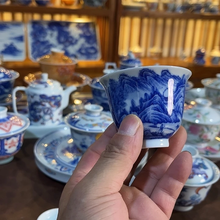 錡镇堂手工手绘绘杯