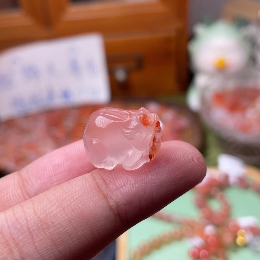 未镶嵌南红玛瑙挂件14236