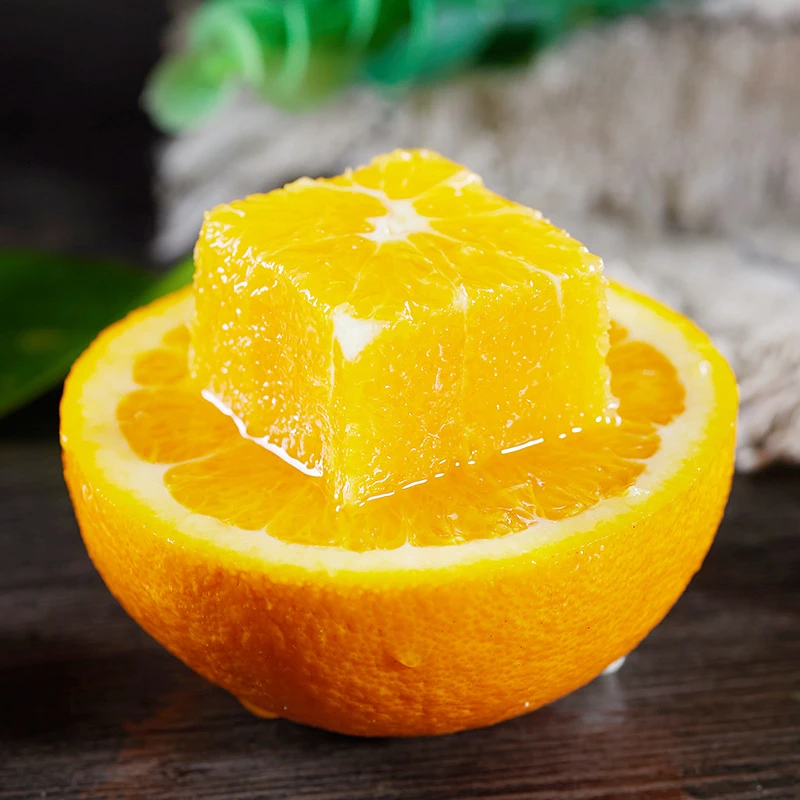 正宗枝江纽荷尔脐橙皮薄香甜新鲜应季水果9斤