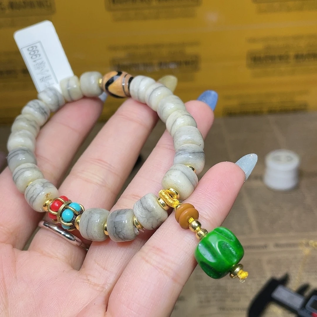 【闪购商品】查罗石合金手链