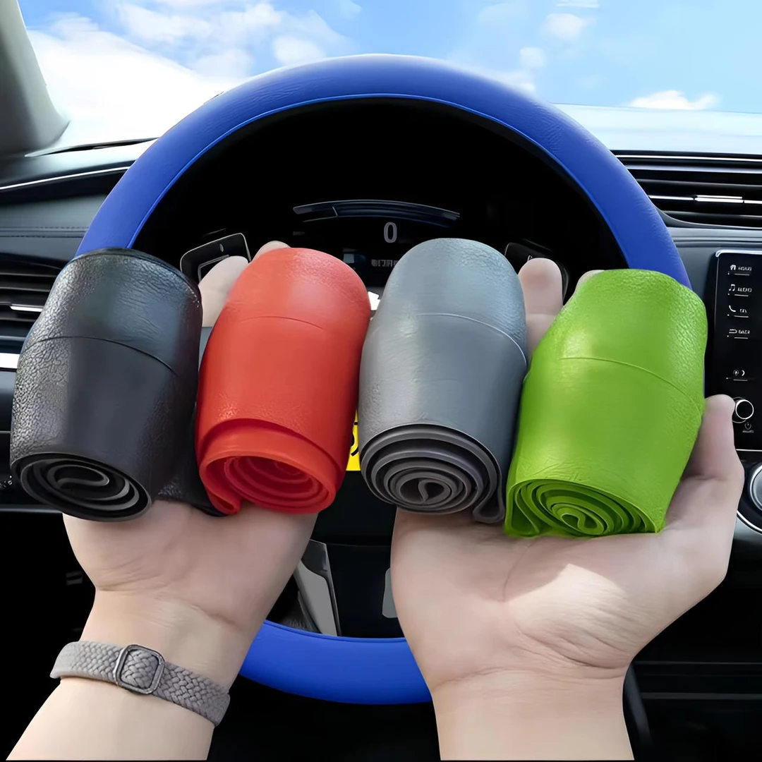 【活动中】个性时尚汽车方向盘把套保护套防滑耐磨耐脏吸汗四季通用