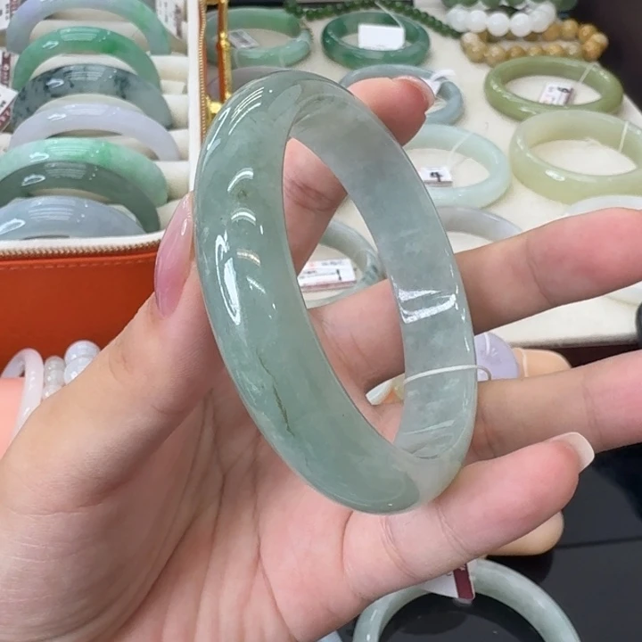 翡翠未镶嵌手镯（序号22）点菜看细节