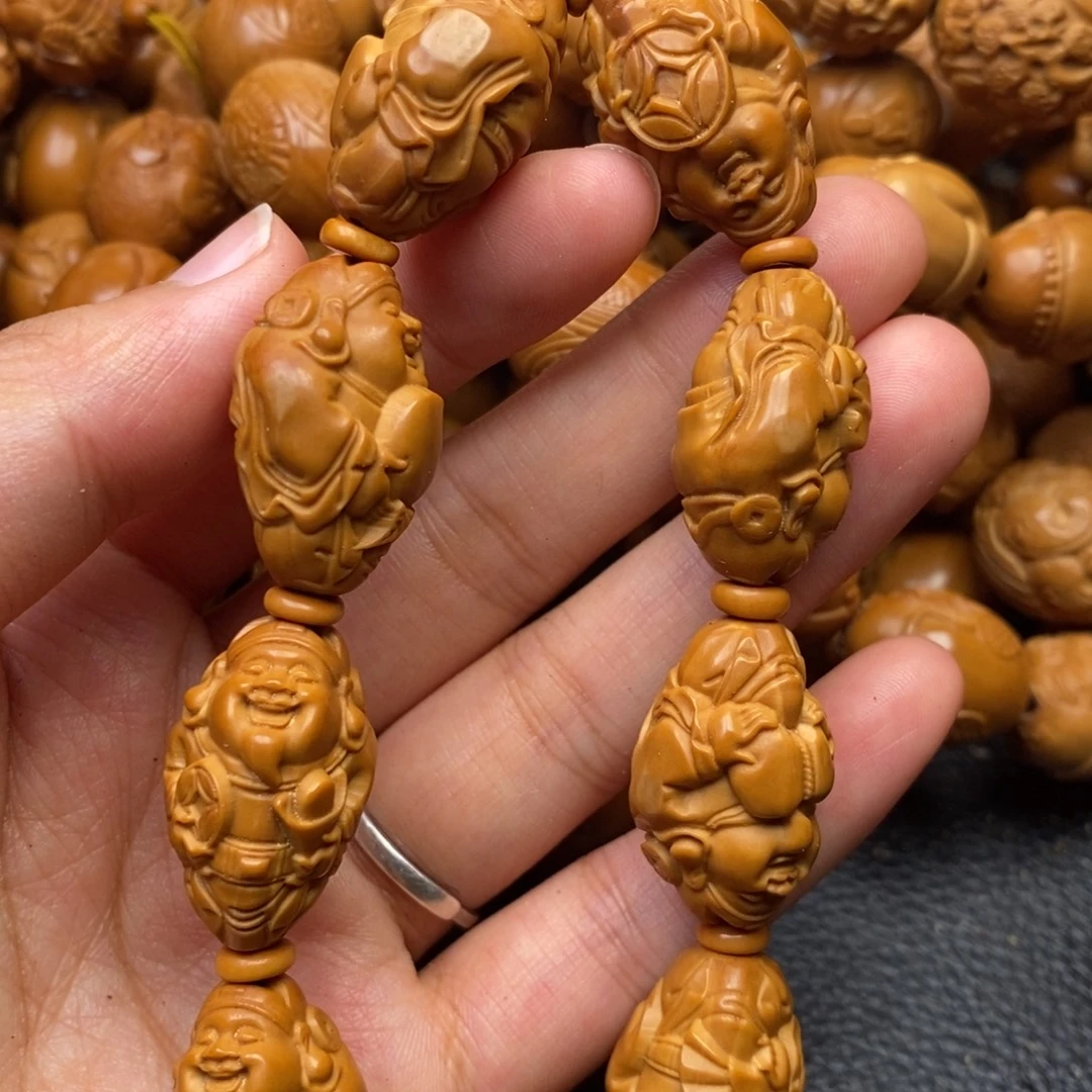 手串橄榄核伟光财神1.6
