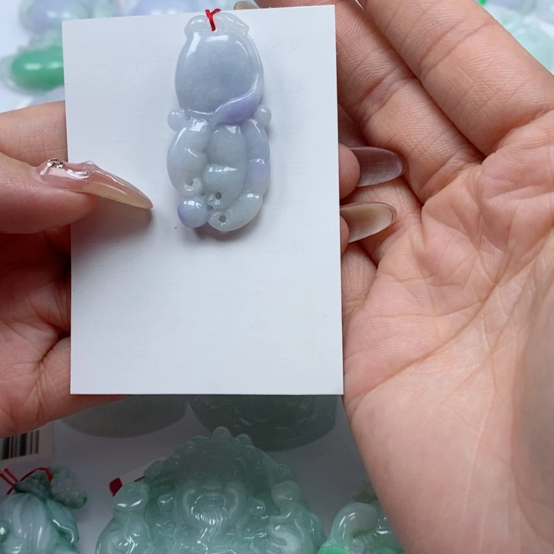 颈饰未镶嵌翡翠天然翡翠a货