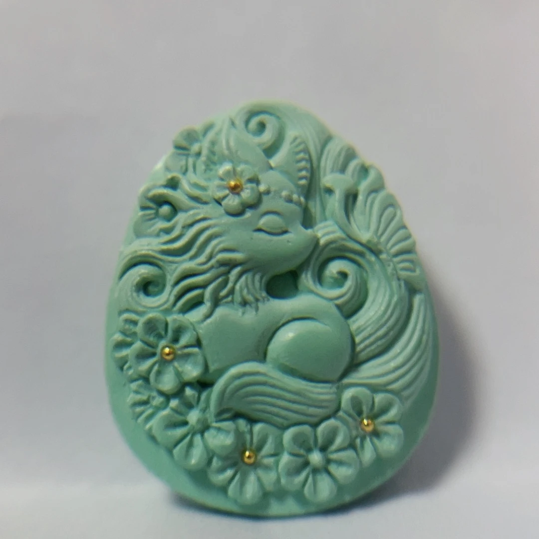 绿松石珠宝奇石未镶嵌