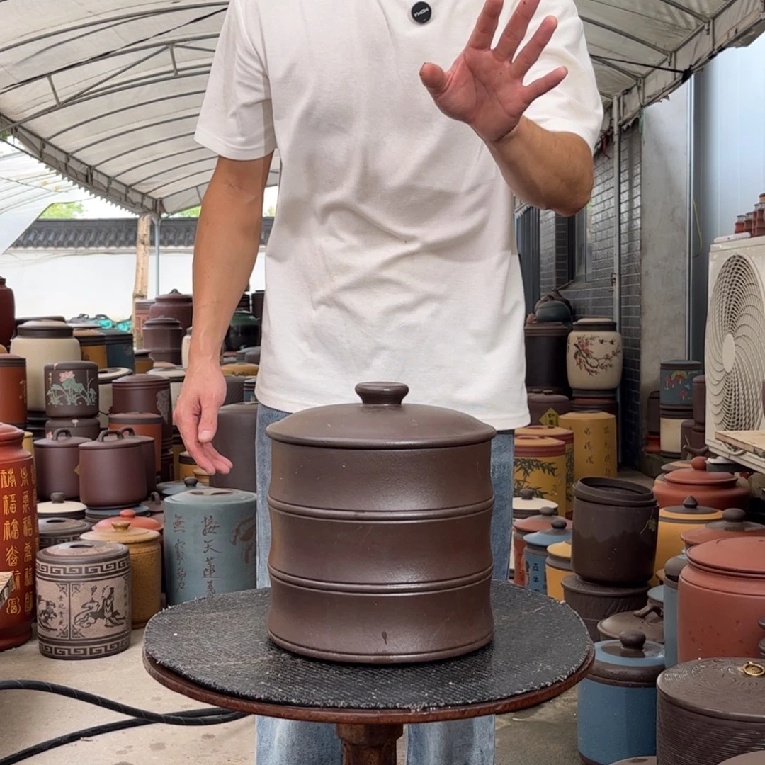 茶叶罐紫砂8饼茶叶罐