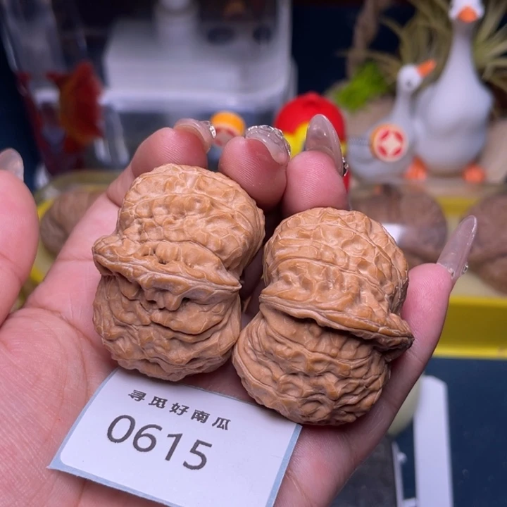把件文玩核桃南瓜墩43-0615