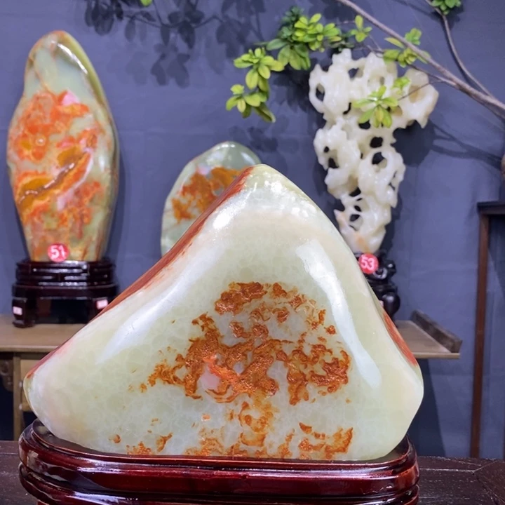 石材伊朗古青石摆件