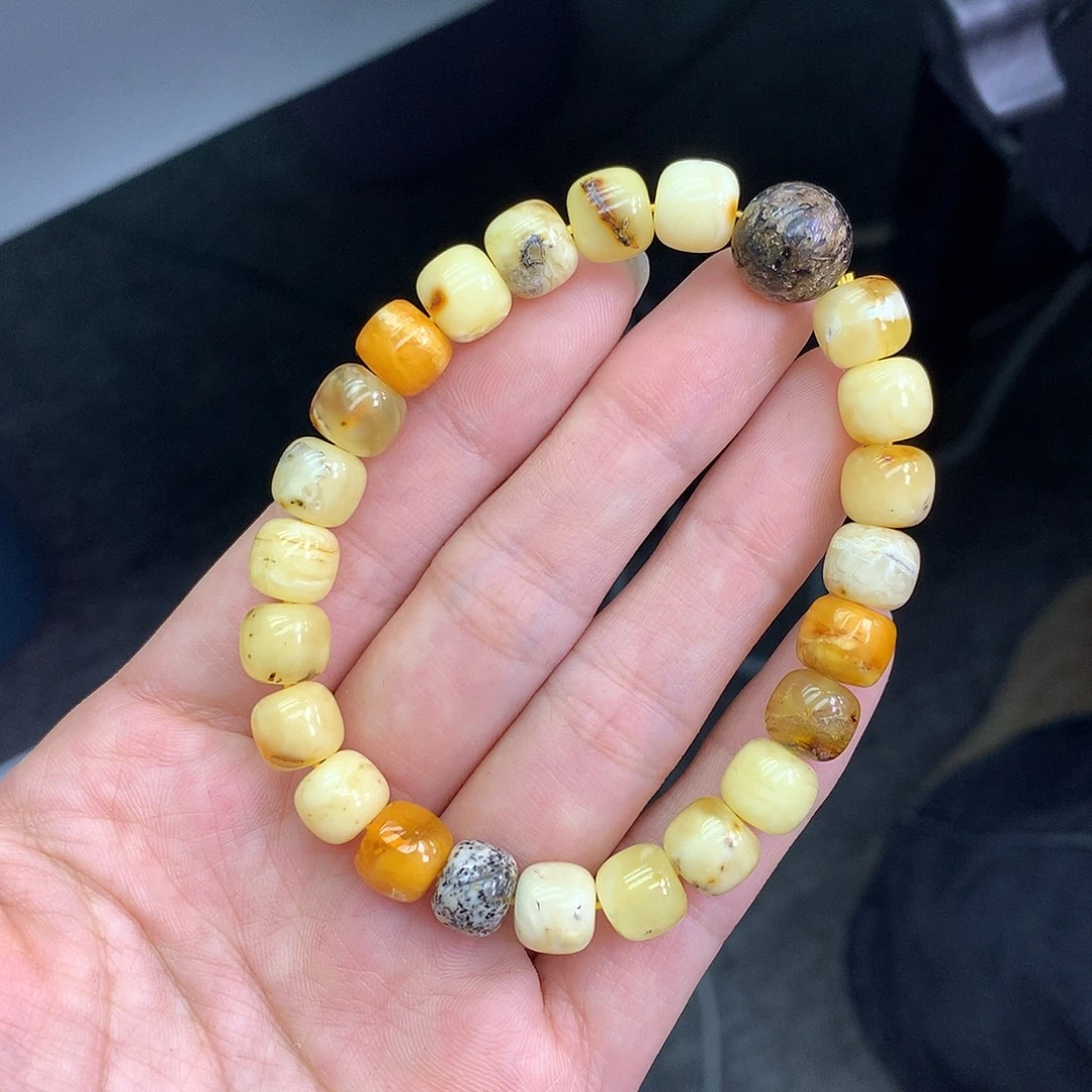 琥珀未镶嵌珠宝奇石9mm