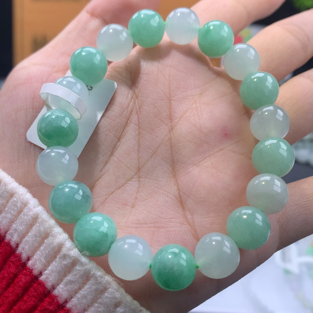 翡翠未镶嵌手链卡10