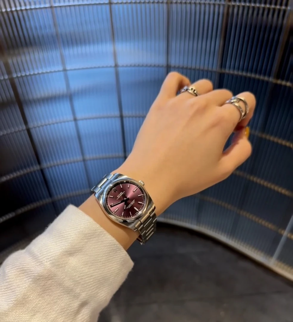 99新 Rolex/劳力士  小橘/114200/34mm/自动机械/19年全套