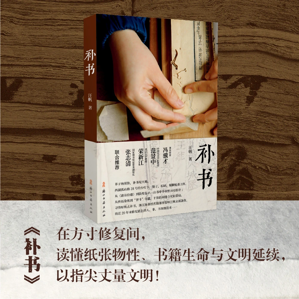 《补书》 汪帆新作/古籍修复/修复实录/纯手工制作