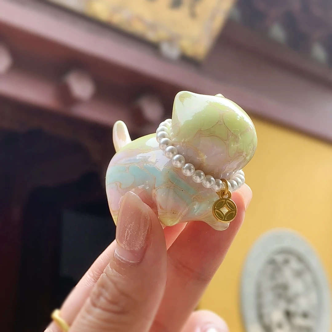 【才才猫*摆件款合集】杭州景区新款飘漆 手工大漆猫咪摆件组合