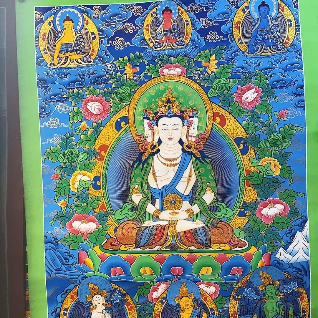 卷轴画大日如来唐卡