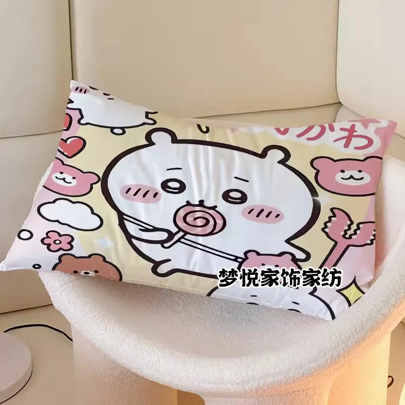吉伊卡哇chiikawa卡通枕套30x50单人学生通用宿舍枕芯头套子48x74