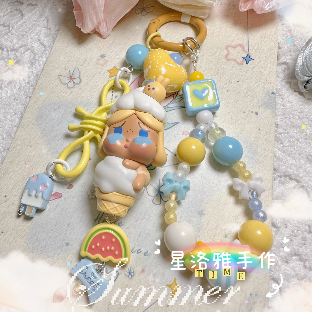 冰淇淋哭娃 手机链 萌粒手机链 提溜