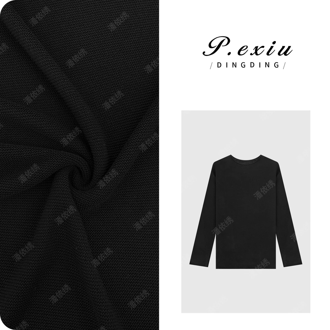 人丝慵懒风亲肤薄款圆领针织上衣 ZZ0773