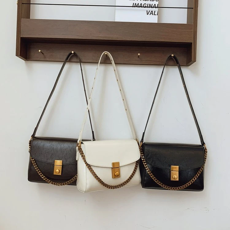 2025初春时尚简约风单肩包夏季斜跨洋气小众网红女士简约