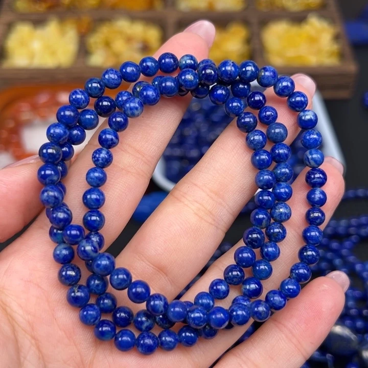 青金石未镶嵌手链