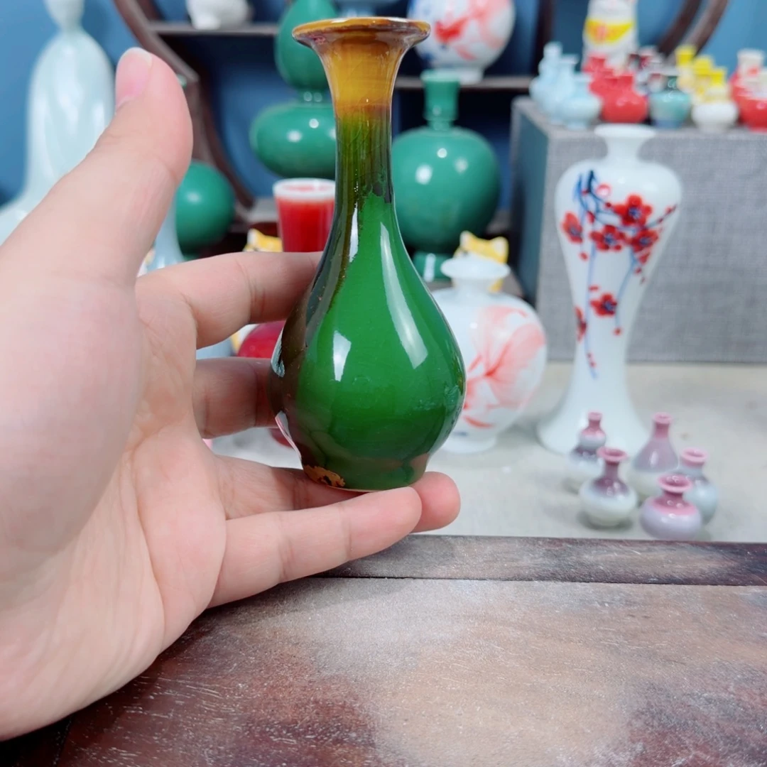 陶瓷手工小花器摆件