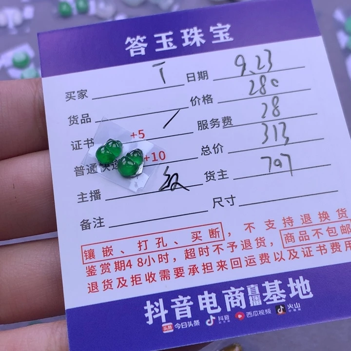 颈饰未镶嵌翡翠T****3