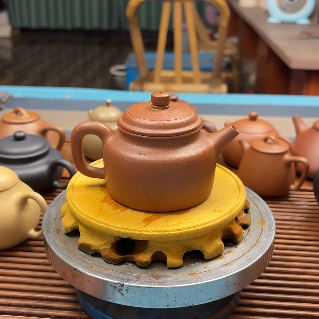 茶壶紫砂半手工制作