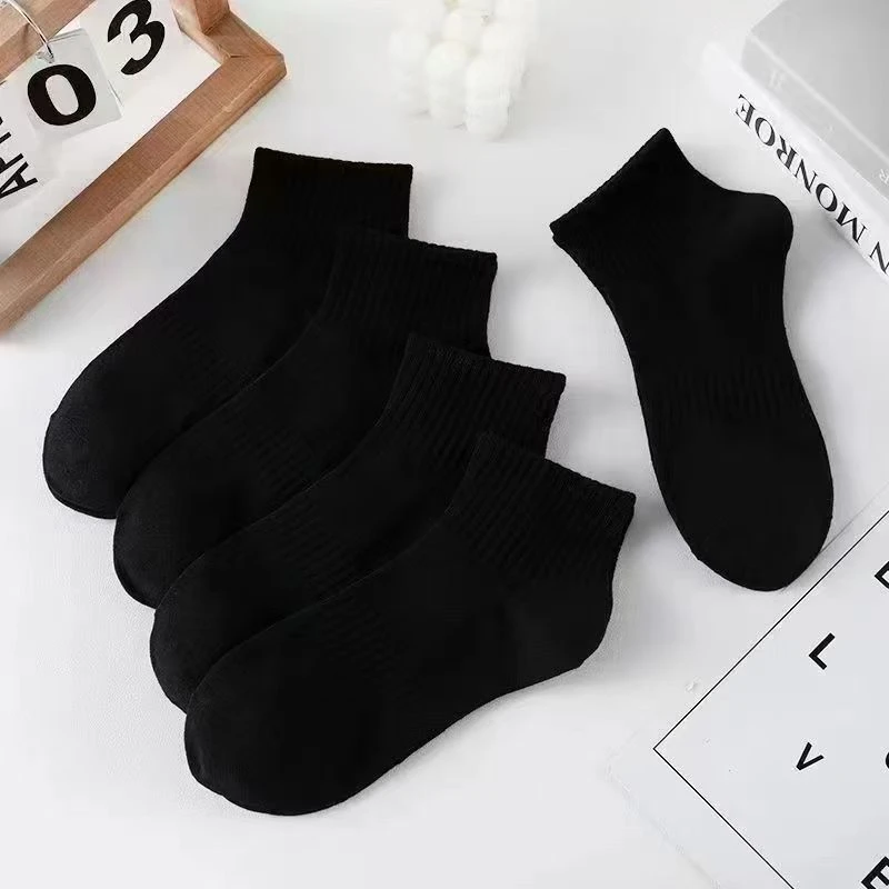吸汗透气男女通用防臭袜子百搭短中长筒短袜运动薄款