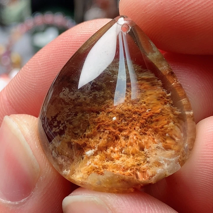 水晶手串未镶嵌吊坠