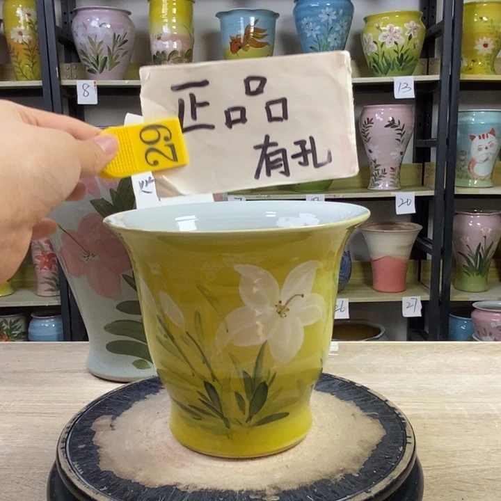 景德镇高温陶瓷花盆