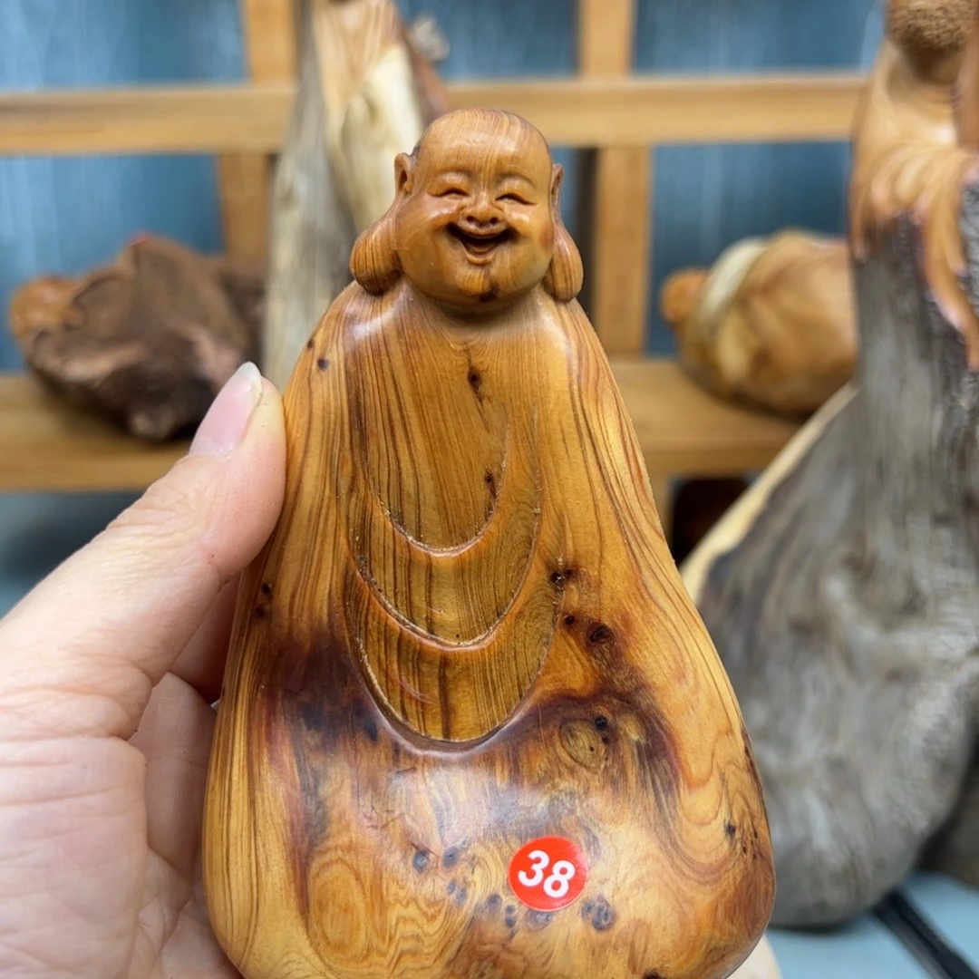 老***房木崖柏木摆件手把件