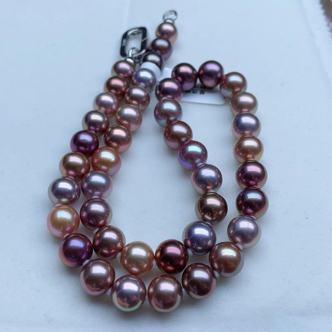 淡水珍珠颈饰银S925镶嵌