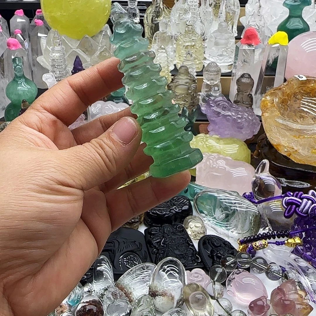 车挂水晶未镶嵌摆件