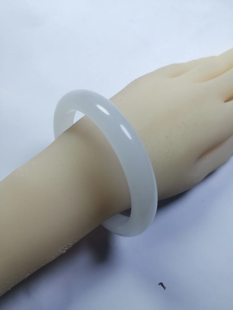 158号-圈口62-63-天然玉石-正品保障，金丝玉，时尚高贵款